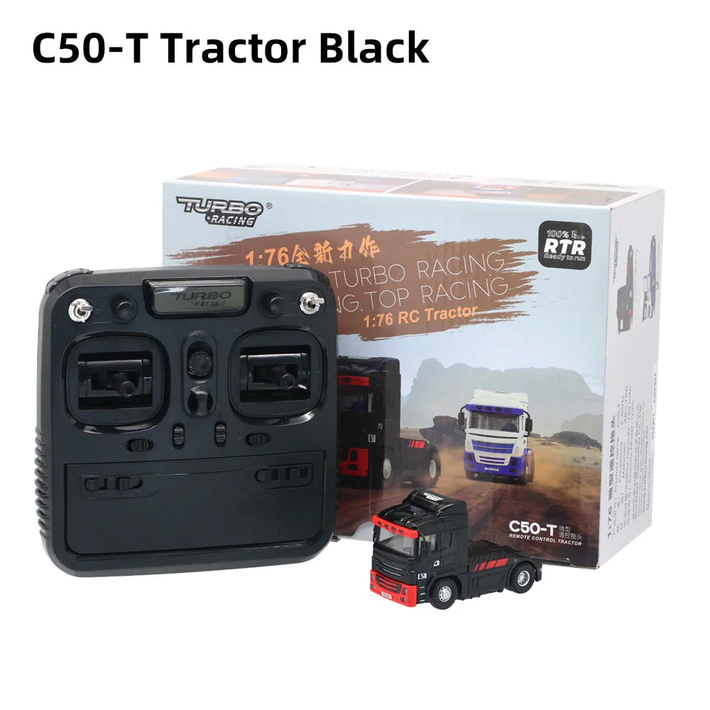 Turbo Racing C50-T 1:76 Remote Control Truck with Lights and Horn – RTR Version