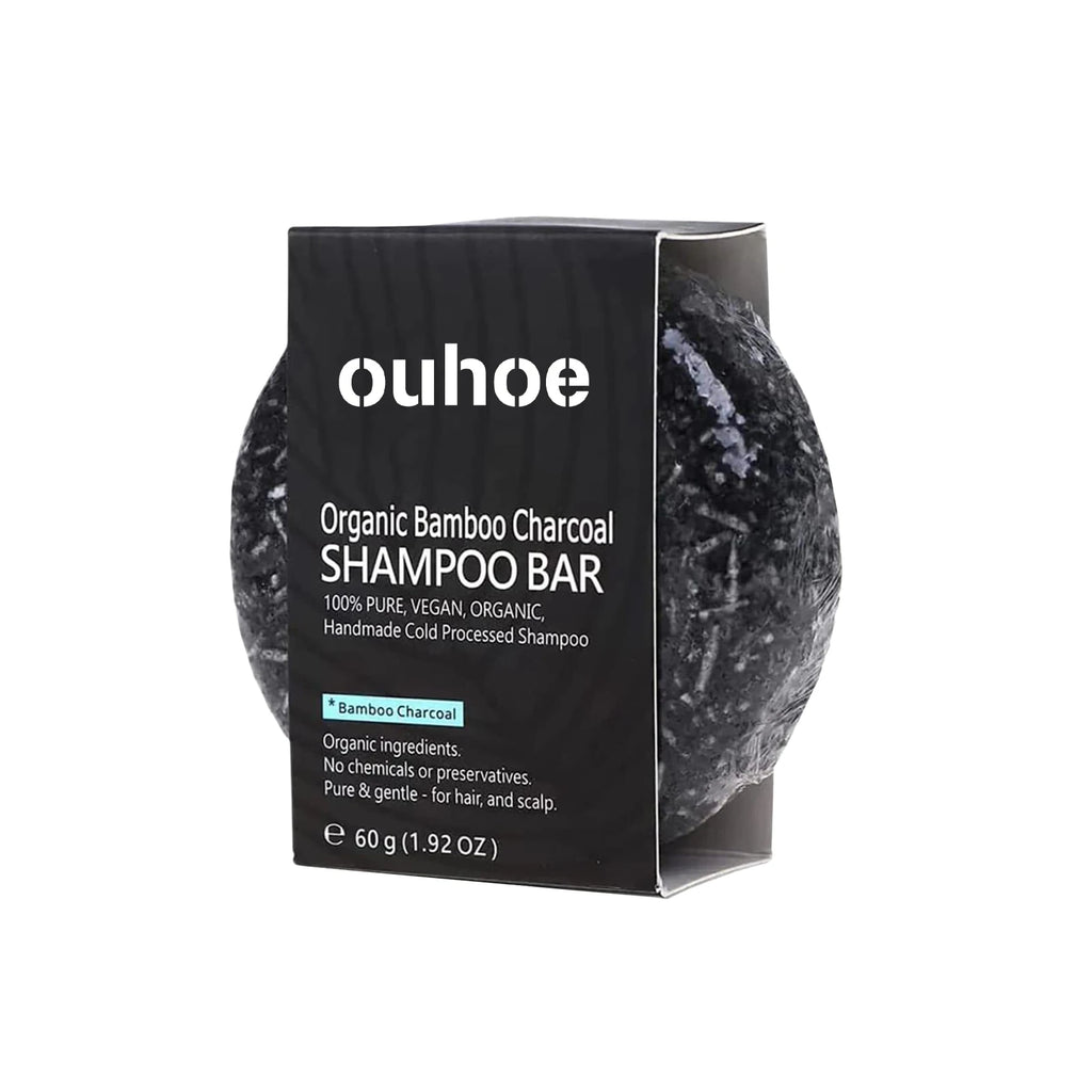 Bamboo Charcoal Shampoo Soap – Deep Cleansing, Nourishing, and Hair Strengthening