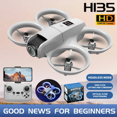 H135 Mini Drone WiFi FPV with 4K Camera, Foldable Quadcopter with Colorful Lights – RC Toys & Gifts