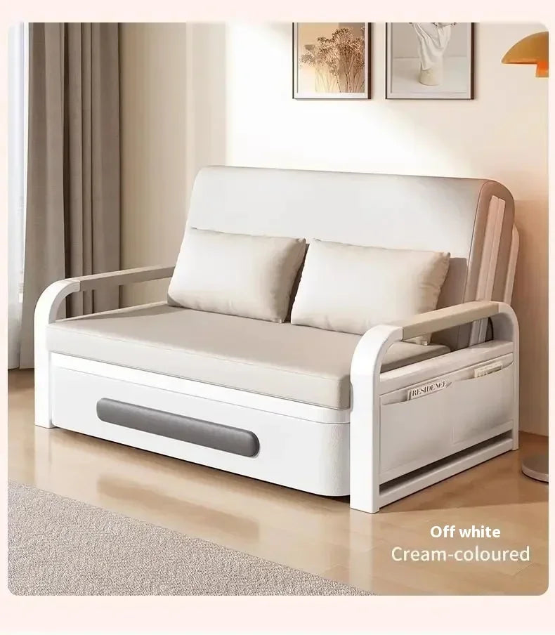 Fresh Foldable Home Sofa Bed – Minimalist Living Room Furniture with Storage
