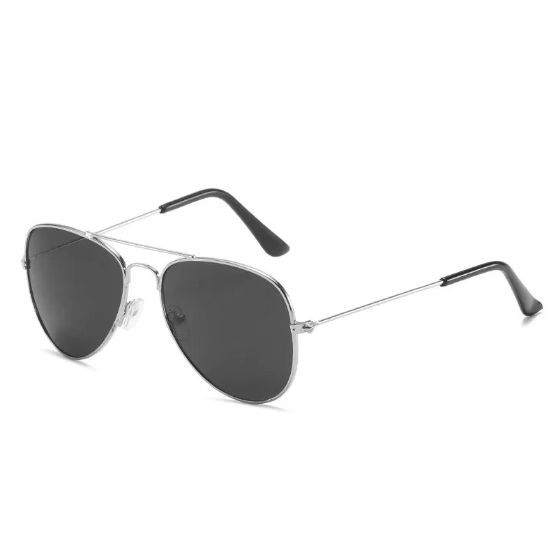 Kids Polarized Pilot Sunglasses UV400 Outdoor Sports Cycling Metal Frame Glasses for Boys and Girls