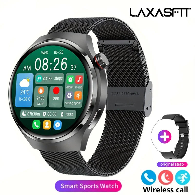G.L Wear 2025 Men's Smart Watch HD Display Health & Fitness Tracking Bluetooth Calling Sports Smartwatch