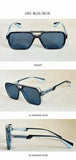 ZUIDID Vintage Square Sunglasses UV400 Travel Fashion Glasses for Men and Women Model 02056 thumbnail 24