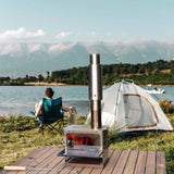 Outdoor Fire Wood Stove Chimney Pipe – Portable Stainless Steel Stove Accessory for Camping & Home Use thumbnail 6