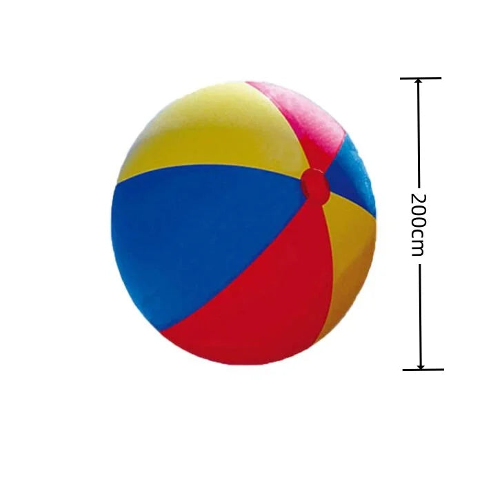 Giant Inflatable Beach Soccer Ball 70–200cm PVC Outdoor Lawn & Beach Sports Toy
