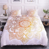 Mandala Lotus Flower Duvet Cover Set King Size Blue Purple Pink Bohemian 3D Print Bedding thumbnail 7