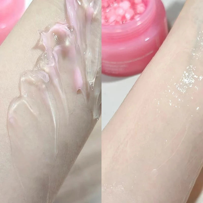 Korean Pink Collagen PDRN Capsule Cream with Niacinamide – Lightweight Non-Greasy Moisturizer for Uneven Skin Tone