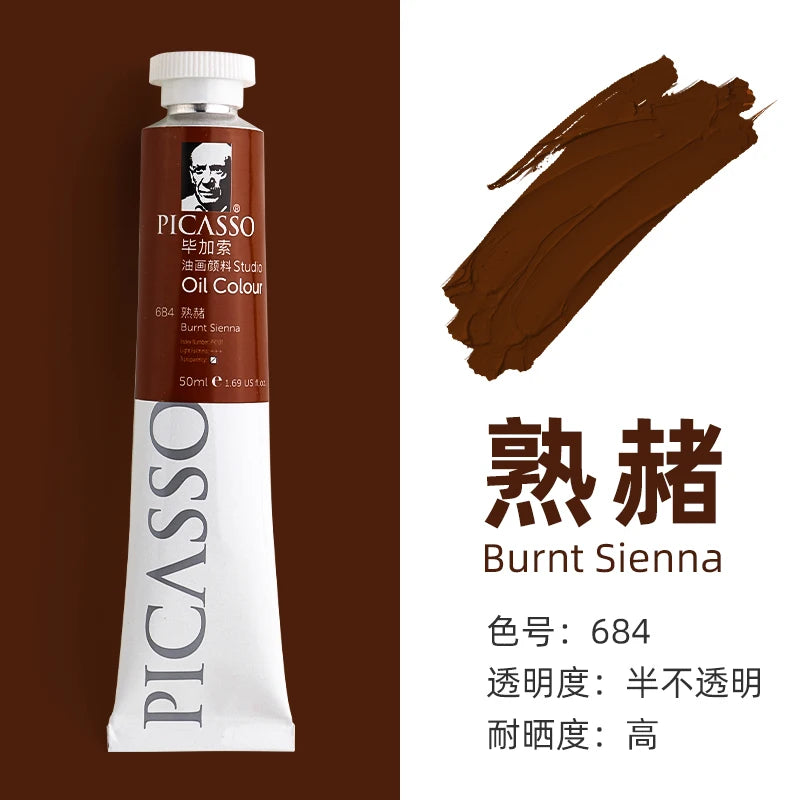 170ml Phoenix Large Tube Oil Paint – Non-Toxic, High Tint Strength, Mixable Artist Paint for Canvas & DIY Art