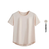 DRUR Women’s Breathable Yoga & Gym T-Shirt – Quick Dry Short Sleeve Workout Top thumbnail 26