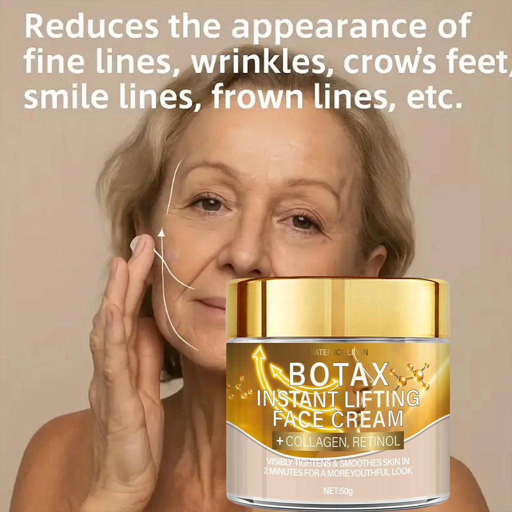 Botax Instant Lifting Face Cream 50g – Collagen Retinol Formula for Firming, Smoothing & Brightening