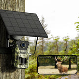 4G Solar Powered Infrared Outdoor Trail Camera – Waterproof Night Vision Wildlife Cam thumbnail 1