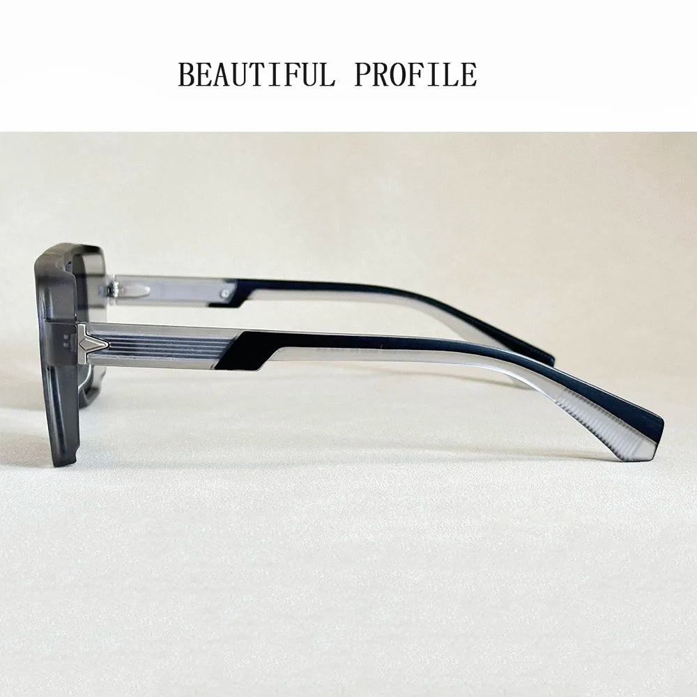 ZUIDID Vintage Square Sunglasses UV400 Travel Fashion Glasses for Men and Women Model 02056