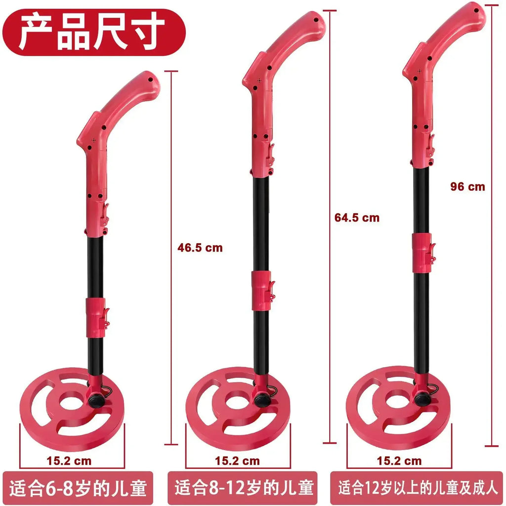 Professional Beach & Treasure Hunt Gold Detector – 2023 Adjustable Handheld Metal Detector for Children