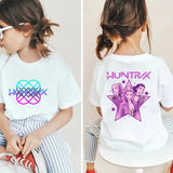 K-Pop Korean Wave Demon Hunter Kids 100% Cotton T-Shirt – Summer Street Style Cartoon Tee for Boys and Girls thumbnail 23