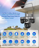 LS VISION 20MP 4-Lens Three Screen 4G/WiFi Solar Security Camera with 10X Optical Zoom and Auto Tracking thumbnail 7