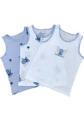 Boys Cartoon Dino Car Cotton Tank Top Singlet Underwear – Kids Summer Undershirt 3-10T thumbnail 30