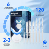 Fairywill LED Teeth Whitening Kit with 22% Carbamide Peroxide Gel – USB Rechargeable Whitening Light for Sensitive Teeth thumbnail 5