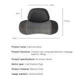 Electric Neck Massager Pillow Cervical Stretcher with Heat & Vibration – Orthopedic Neck and Back Support thumbnail 10
