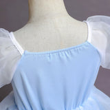 Cinderella Princess Cosplay Dress for Girls – Ball Gown Sequin Tutu Puff Mesh Summer Dress for Birthday & Carnival thumbnail 16