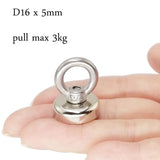 Super Strong Fishing Magnet – Heavy Duty Salvage Search Magnet with Eyebolt | Powerful Permanent Magnet for Treasure Hunting & Recovery thumbnail 20