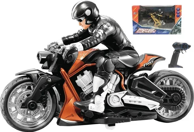 High Speed RC Stunt Motorbike – 360° Rotation Drift Remote Control Motorcycle Toy