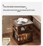 Solid Wood Bedside Table with Storage – Modern Minimalist Bedroom Side Table thumbnail 21