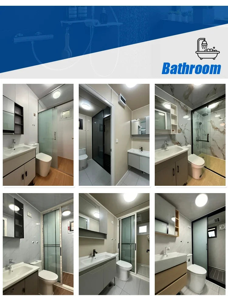 40ft / 20ft Luxury Foldable Expandable Container House – Portable Prefabricated Tiny Home for Camping & Living
