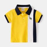 Fashion Kids Boys Polo Shirt – Luxury Stand Collar Summer Tee, Soft Breathable Cotton thumbnail 40