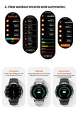 KAVSUMI X3 Outdoor GPS Smartwatch Ultra 2025 1000mAh AMOLED Display 10ATM Waterproof Bluetooth Call Sports Watch thumbnail 15