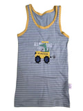 Boys Cartoon Dino Car Cotton Tank Top Singlet Underwear – Kids Summer Undershirt 3-10T thumbnail 18