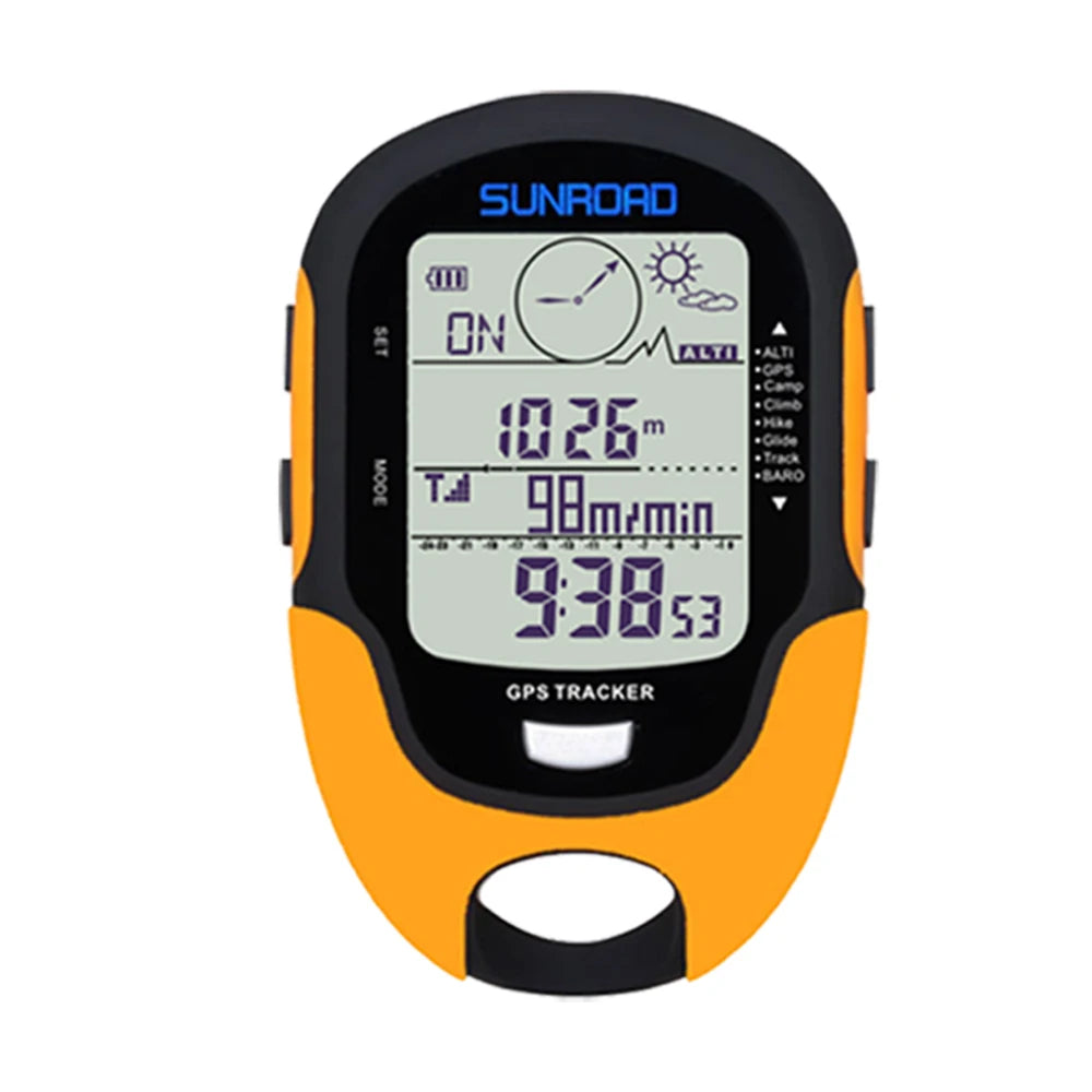 Portable Digital Altimeter, Barometer, Compass & GPS Navigation Receiver – FR510
