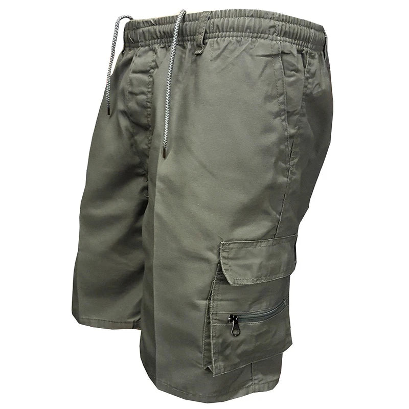Men’s Casual Cargo Shorts with Big Pockets – Loose Fit Safari Style (Spring/Summer)