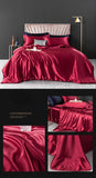100% Pure Silk Bedding Set – Luxury Duvet Cover, Bed Sheet & Pillowcases thumbnail 23
