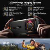 Ulefone Armor 26 Ultra 5G Rugged Waterproof Smartphone 120W Fast Charging 15600mAh 200MP+64MP Camera 24GB+512GB NFC thumbnail 4