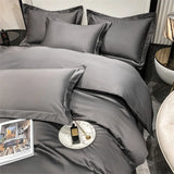 Luxury 100% Egyptian Cotton Bedding Set – Duvet Cover & Pillowcases, Soft Bed Linen for Double, Queen, King Size Beds thumbnail 67