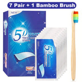 VACLAV 5D Teeth Whitening Strips Kit – 7/14/21/28 Pairs – Home Use Whitening for Coffee & Smoking Stains thumbnail 7