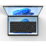 Dual Screen 14+14 Inch 2K Touchscreen 2-in-1 Laptop 16GB/32GB Intel N100 CPU 360° Flip Metal Case thumbnail 6