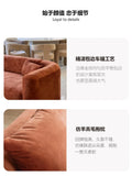 European Minimalist Luxury Living Room Sofa - Comfortable L-Shaped Velvet Sectional for Small Apartments thumbnail 14