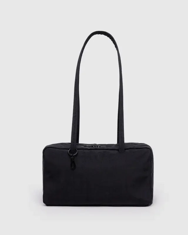 Large Capacity Square Shoulder Bag – Casual Canvas Bowler Handbag for Everyday Use