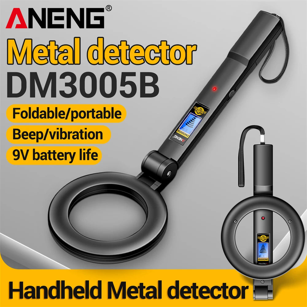 ANENG DM3005B Handheld Metal Detector – High Sensitivity Portable Scanner