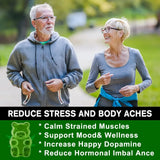 Contains Omega 3-6-9 Vitamin B, E Gummies - Stress Relief, Sleep, Mood, Skin, Nails, Focus, Joint Support, Non-GMO Supplement thumbnail 5