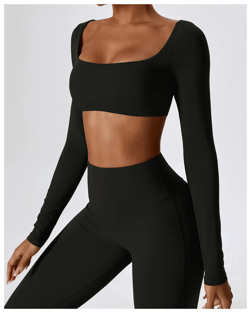 Seamless 2-Piece Women’s Yoga Set – Fitness Leggings & Sports Bra Workout Suit