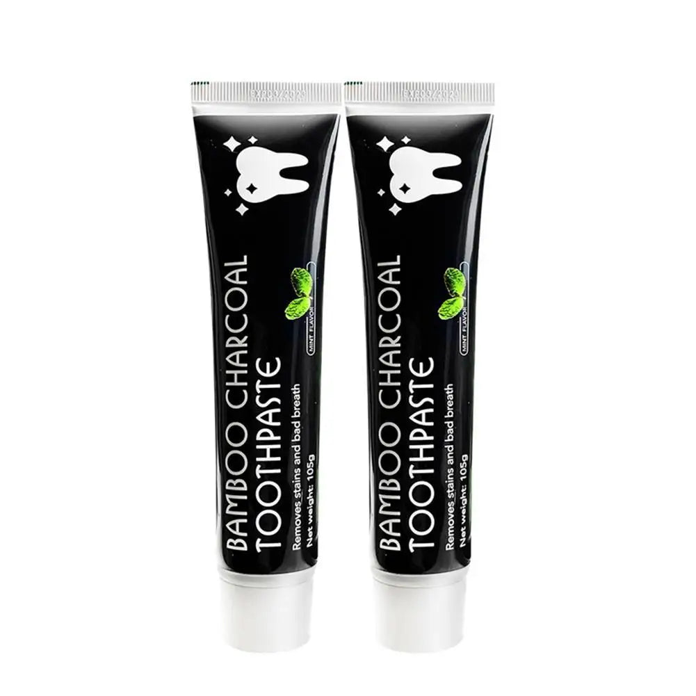 Bamboo Charcoal Toothpaste – Whitening, Activated Carbon for Yellow Teeth Removal & Fresh Oral Care