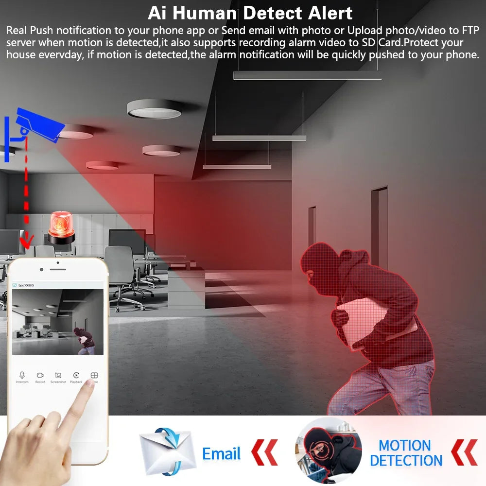 8CH 4K AHD DVR CCTV System with 8MP Dome Cameras – IR Night Vision, Face & Motion Detection