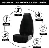 Waterproof Sweat Towel Car Seat Cover – Universal Anti-Slip Bucket Seat Protector for Gym, Running, Swimming & Beach thumbnail 6