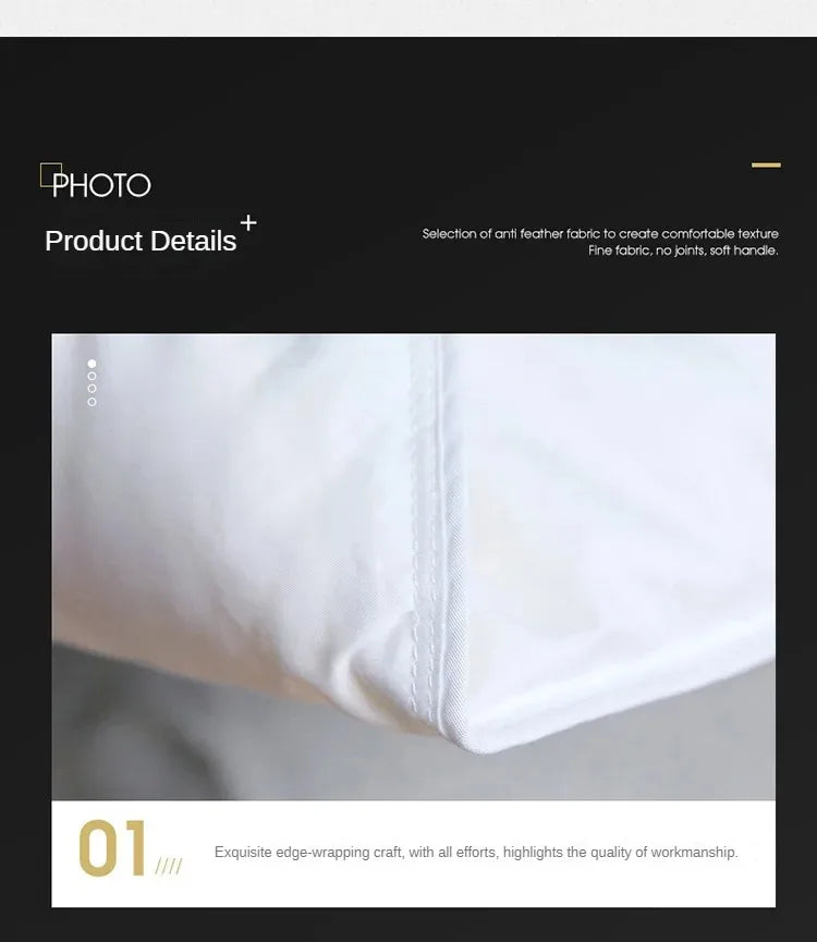 Five-Star Hotel Style Goose Down Duvet – Warm Winter Quilt for Single & Double Beds – Soft Quilted Polyester Comforter 150x200cm to 200x230cm