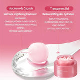 Korean Pink Collagen PDRN Capsule Cream with Niacinamide – Lightweight Non-Greasy Moisturizer for Uneven Skin Tone thumbnail 3