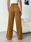 Autumn & Winter Women’s Elastic Waist Wide Leg Casual Pants thumbnail 40