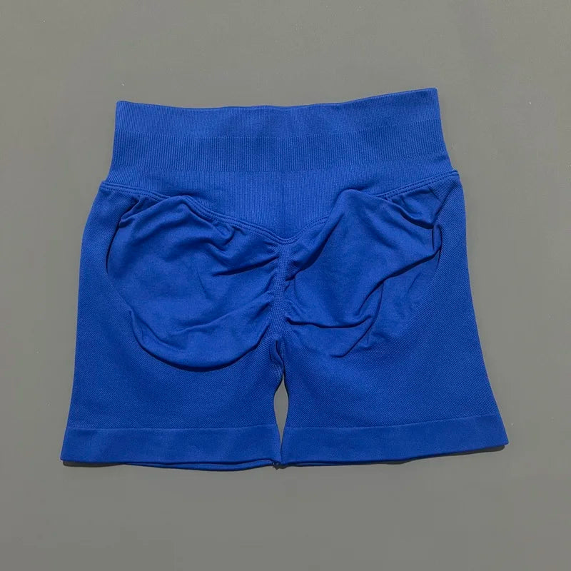 Women High Waist Fitness Shorts – Yoga, Gym, Running Sportswear