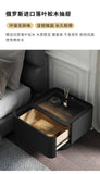 Space-Saving Vintage Bedside Table – Minimalist Luxury Wooden Nightstand thumbnail 32